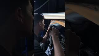 Mercedes Benz accident bonnet