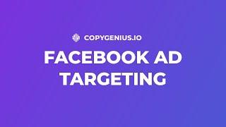 Facebook Ad Targeting (using A.I.)