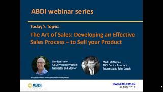 The art of sales - How to develop an effective sales process