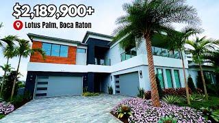 NEW HOME TOUR IN LOTUS PALM BOCA RATON FLORIDA! MALDIVES MODEL FOR $2.1M | BOCA RATON REALTOR