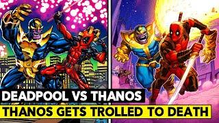 DEADPOOL VS THANOS! This Fight Was Weird...