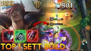 TRY TOP 1 SETT BUILD IS GOOD? | VS GAREN BARON LANE GAMEPLAY | WILDRIFT