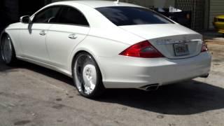 WTW Customs - White CLS on 22" Forgiato's