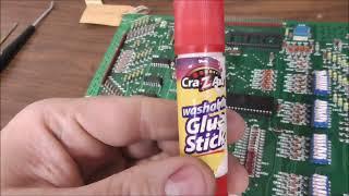 Servicing A 1980 Stern Flight 2000 Pinball Machine MPU - Why Do I Need A Gluestick?