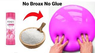 No Glue No Borax Only Sugar Slime/How to make Slime without borax/Homemade Slime/DIY FLUFFY SLIME