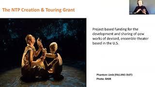 National Theater Project Creation + Touring Grant Info Session on Thursday 12 September 2024