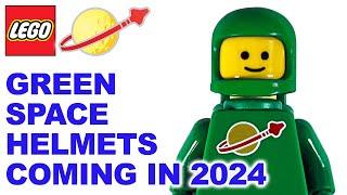 Green Classic Space Helmets are coming in 2024 - Lego spacemen will finally be complete!