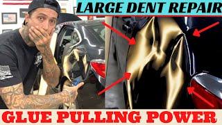 large dent repair - Glue pulling power