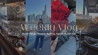 VLOG | FLYOVER CHICAGO EVENT, SHOPPING, ROAD TRIP FOR GRADUATION, CINCO DE MAYO...