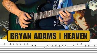 Bryan Adams - Heaven Guitar Instrumental Lesson With Guitar Tab