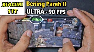 Test PUBG Mobile ULTRA 90 FPS on Xiaomi 11T  Amazing Parah !!