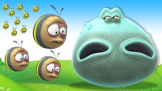 WonderBalls Honey Bee Stress | Funny Kids Cartoon | WonderBalls Playground