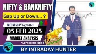 Nifty & Banknifty | SENSEX Analysis | Prediction For 05 FEB 2025