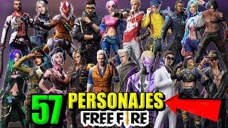 Estos son TODOS los PERSONAJES de FREE FIRE en 2024 DE PEOR A MEJOR