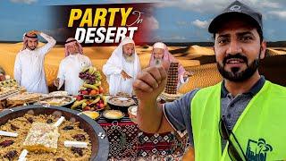 Party in Desert for aged People Near to Makkah