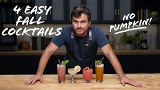 Easy Fall Cocktails (No Pumpkin + No Apple)