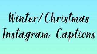 Christmas Instagram Captions ideas |||Aesthetic Guru