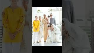 cute couple aiza khan and danish taimoor complete family pics. beautiful