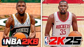Scoring With Kevin Durant In Every NBA 2K