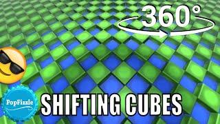 360 Video || Shifting Cubes || Relaxing Animation VR