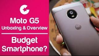 Moto G5 Unboxing & Overview (Lunar Grey) - Budget Smartphone?