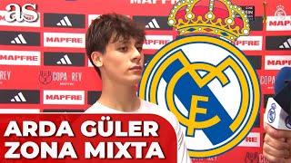 ARDA GÜLER ZONA MIXTA | DEPORTIVO MINERA 0 - REAL MADRID 5