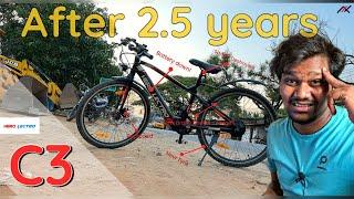 After 2.5 years: Hero Lectro C3 Electric Cycle - Review + Truth !