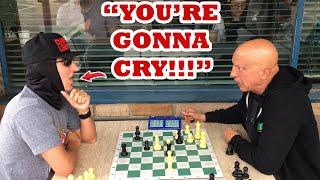 New Hustler's Confidence STUNS Trash Talker AND Makes Crowd Go Wild! Boston Mike vs Big Bilf