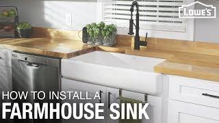 How To Install a Farmhouse Sink | DIY Kitchen Remodel