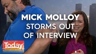 Mick Molloy walks out after being mocked on TV | TODAY Show Australia