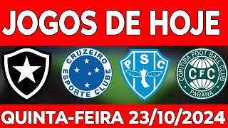 JOGOS DE HOJE | LIBERTADORES 2024 | jogos BRASILEIRÃO 22/10/2024