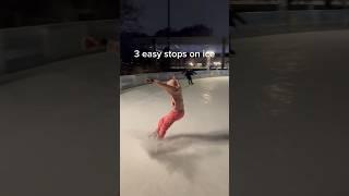 Which stop is the easiest? #skating #skate #hockey #figureskating