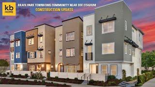 KB TownHomes Near SoFi Stadium | Grace Park Construction Update