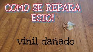 Como reparar piso de vinil.