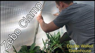 Double Walled Greenhouse Using PVC Zebo Clamps and ABS Plastic/ Full DIY #CircoInnovations