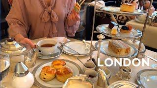 [4K]]London Spring Walk: Bond St. to Piccadilly Circus. Afternoon Tea at The Wolseley🫖 Apr. 2022