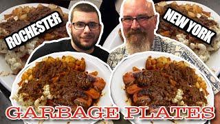 Eating Garbage Plates in Rochester, NY  Surprising an Awesome Fan!