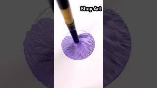 Super Relaxing Art One Stroke Painting                   #shorts #art #drawing