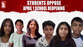 Growing Protest in Goa Against April 1 School Reopening! Students Speak Out | Prudent