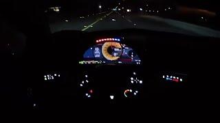 POV: 340km/h Ferrari 296GTB at night - full acceleration