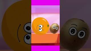 Ten Little Fruits Song | Hokie Pokie Kids Videos | #shorts | №5