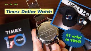 Timex Waterbury Dollar Watch 2024 unboxing (Make the Dollar Great Again?)