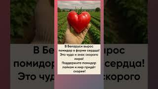Вырос помидор в форме сердца. Это чудо и знак скорого мира!