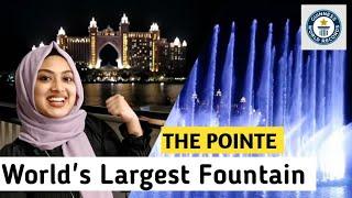 The Pointe Fountain||The Palm Fountain in Malayalam||Largest Fountain In The World||The Pointe Dubai