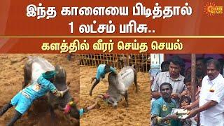 1 Lakh Price | Jallikattu 2025 : Avaniyapuram Jallikattu festival | Bulls | Madurai | Sun News