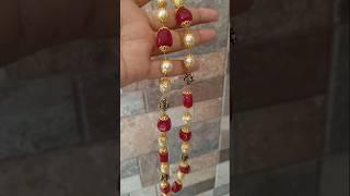 Gold Design - Designer Beads Neckpiece #golddesign #beads #jewellery #beads