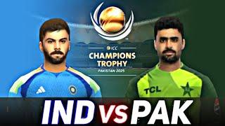 Champions Trophy 25 In RC24 | IND  vs PAK |MATCH - 2 | Real Cricket 24 New Update Gameplay 25