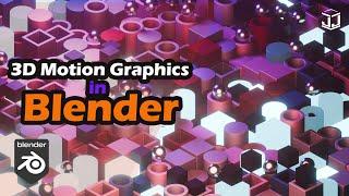 Motion Graphics in Blender #blender3d #motiongraphics #3d