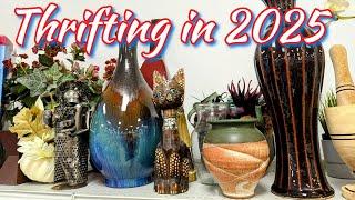 THRIFTING IN 2025! | GOODWILL THRIFT WITH ME & FIRST HAUL OF THE YEAR!