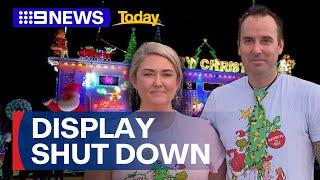 Christmas grinches shut down Brisbane's most famous Christmas light display | 9 News Australia